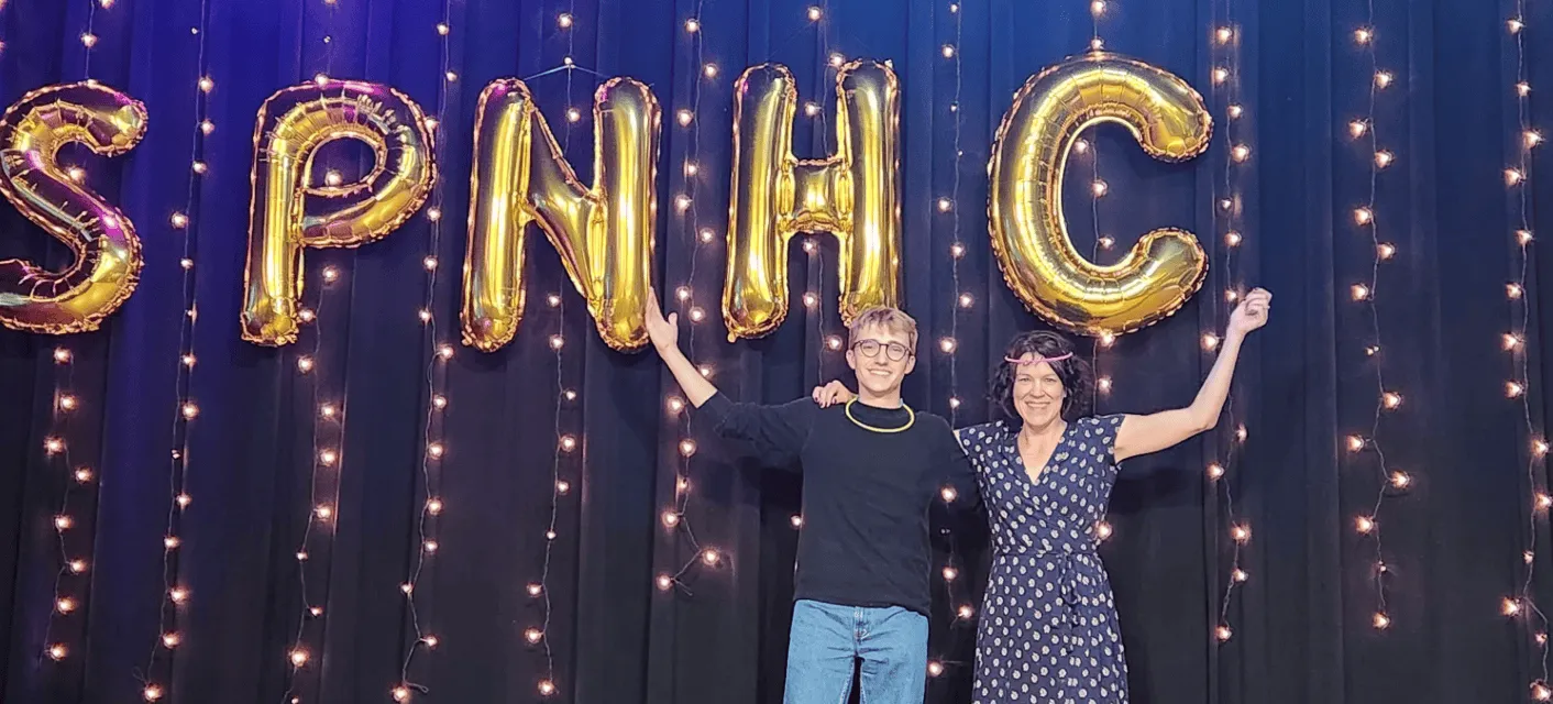 Me and Theresa at the banquet