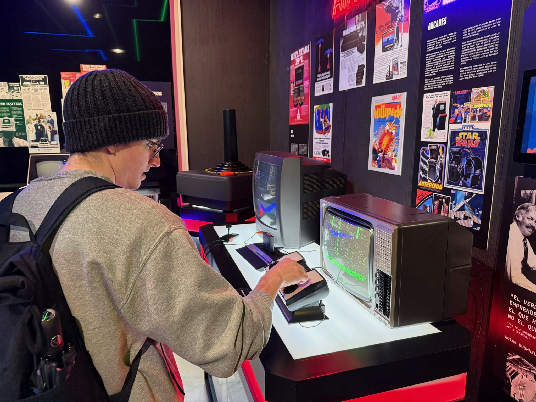 OXO Museo del Videojuego exhibit