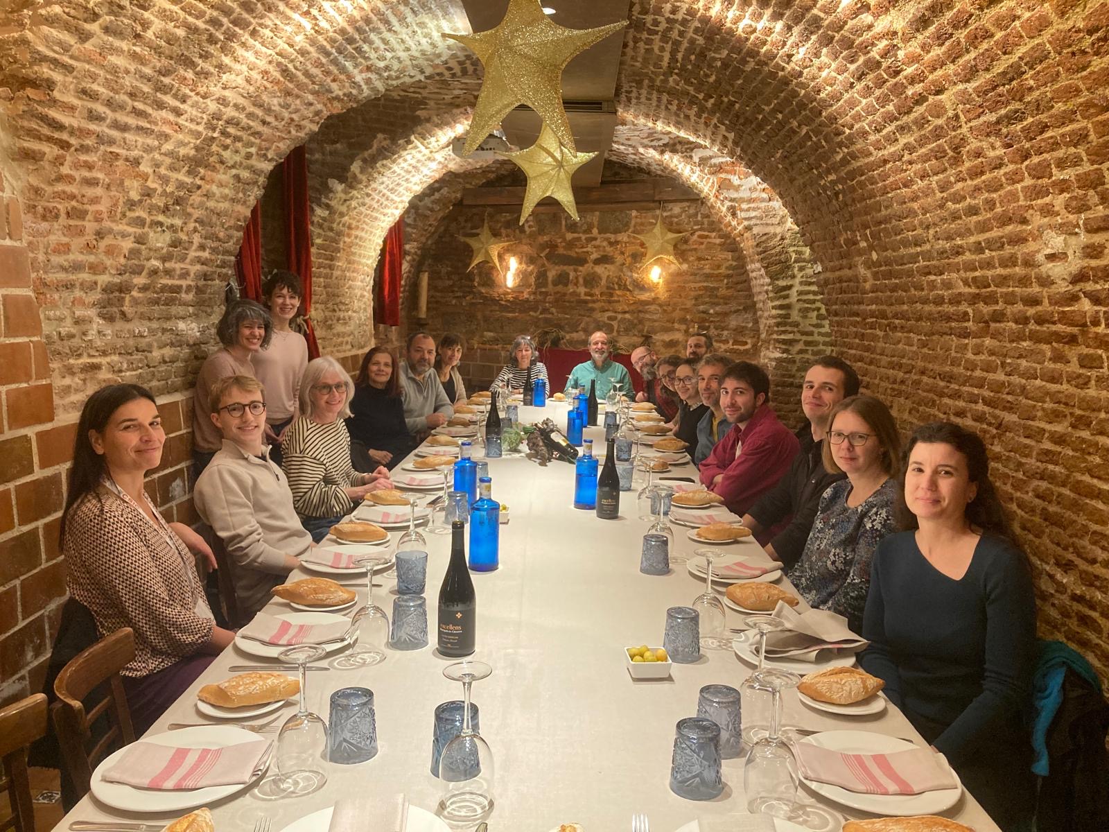 Formal dinner with the attendees