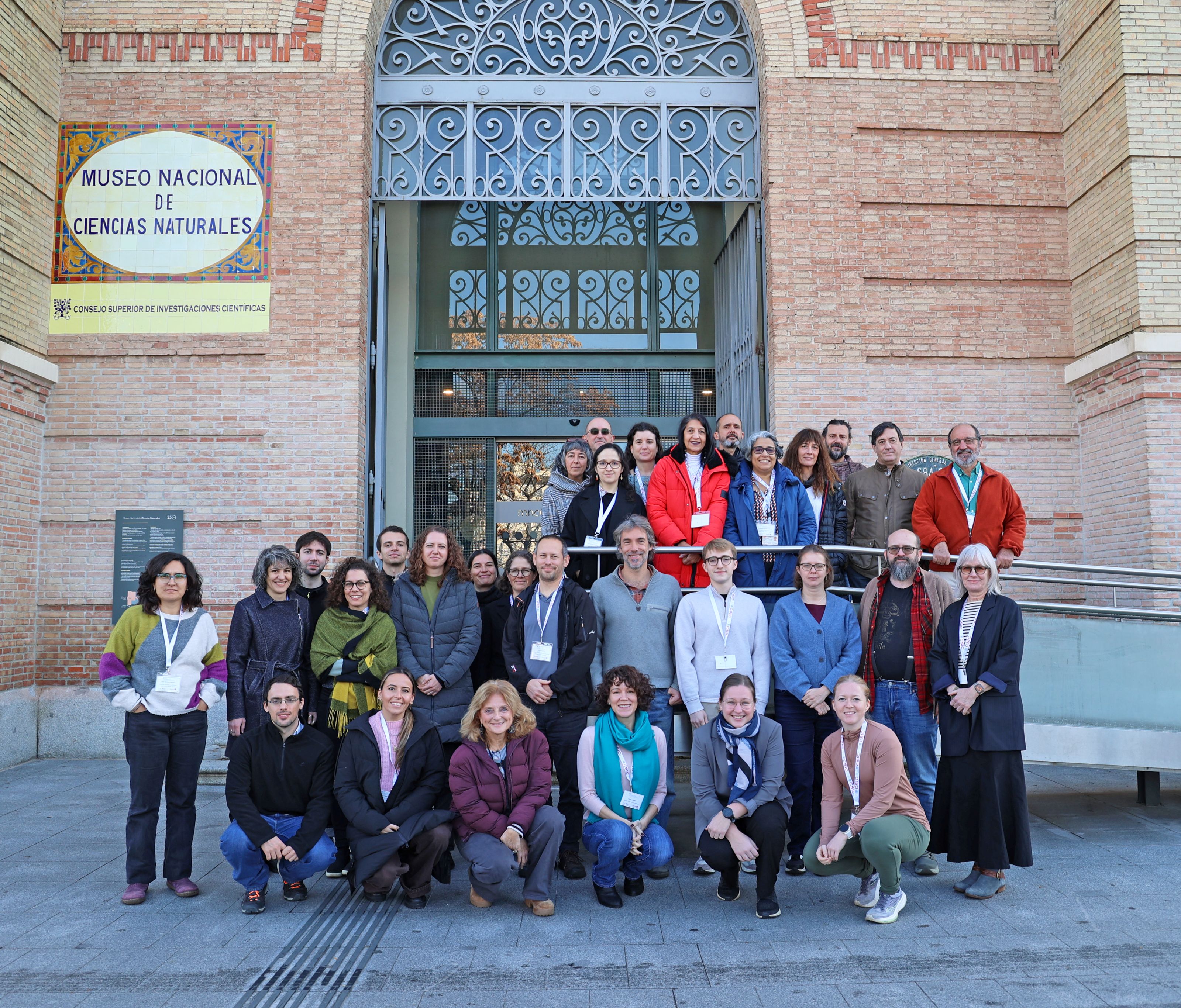 Group photo of Specify workshop attendees at MNCN